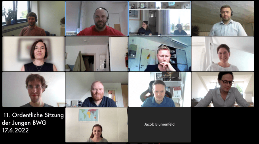 11. Ordentliche Sitzung der Jungen BWG